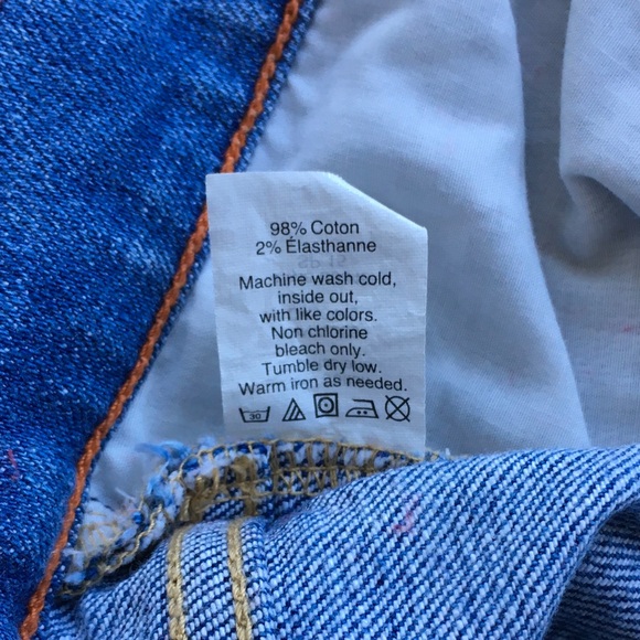 J. Crew - Stretch Denim Shorts w/ Frayed Cuff - Picture 4 of 4